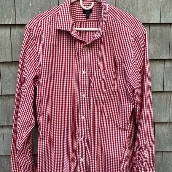 Mens J.Crew Slim 100% cotton non iron button down shirt - Picture 7 of 16